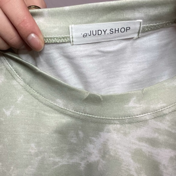 Bleached Green Top - Picture 4 of 7